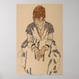 Schiele - Schwägerin des Künstlers Adele Harms… Poster