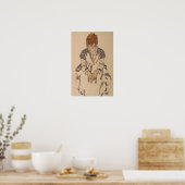 Schiele - Schwiegervater des Künstlers Adele... Poster (Küche)