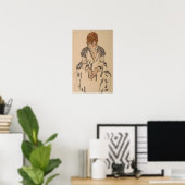 Schiele - Schwiegervater des Künstlers Adele... Poster (Heimbüro)