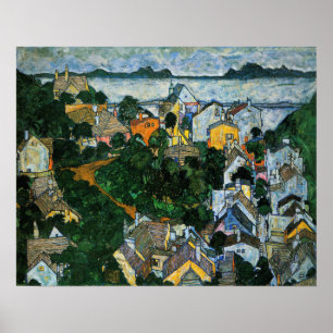 Schiele - Sommerlandschaft Poster