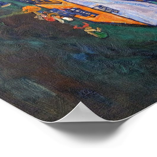 Schiele - Stadtende Poster (Ecke)