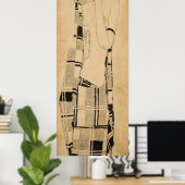 Schiele - Stehend Girl Poster (Heimbüro)