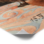 Schiele - Stillleben mit Candlestick Vase und Ma.. Poster (Ecke)