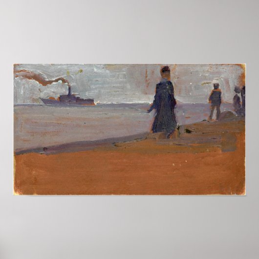 Schiele - Strand Poster (Vorne)