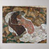 Schiele - Tod und Madchen Poster (Vorne)