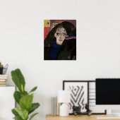 Schiele - Trauerweibchen Poster (Heimbüro)