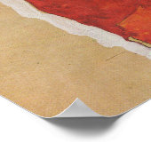 Schiele - zwei Mädchen Poster (Ecke)