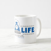 Schiene Life™ Tasse - weißes 11oz (VorderseiteRechts)