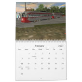 Schienen-Kalender der Metropole-Durchfahrt-2015 Kalender (Feb 2027)