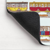 Schienen-Reise im Jahre 1845 Mousepad (Ecke)