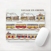 Schienen-Reise im Jahre 1845 Mousepad (Mit Mouse)