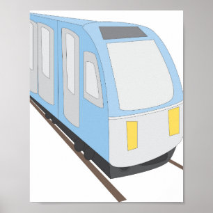 Schienen Zug Poster