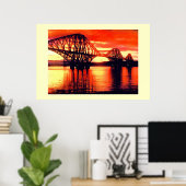 SCHIENENBRÜCKE POSTER (Heimbüro)