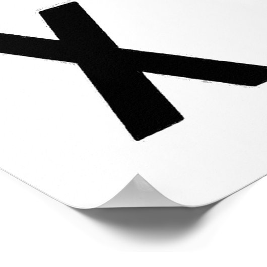 Schienenstrecken Poster (Ecke)