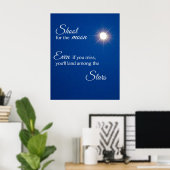 Schieße auf den Mond Poster (Heimbüro)