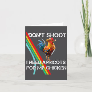 Schieße ich nicht Apricot Chicken Karte