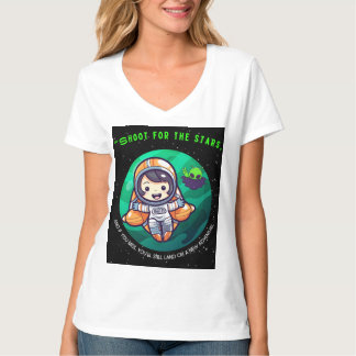 SCHIESSE NACH DEN STERNEN, ASTRONAUT T-Shirt