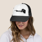 Schießen-Affe-Hut Truckerkappe (Beispiel)