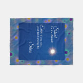 Schießen auf den Mond Fleecedecke (Vorderseite (Horizontal))