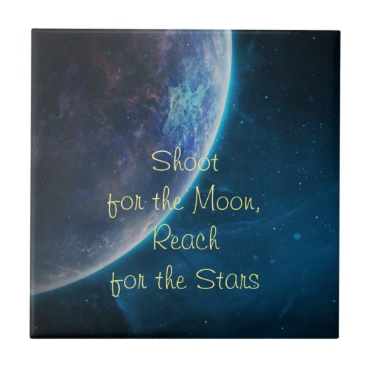 Schießen auf den Mond Fliese (Vorderseite)