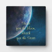 Schießen auf den Mond Fotoplatte (Vorderseite)