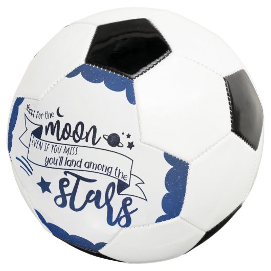 Schießen auf den Mond Fußball (Dreiviertel)