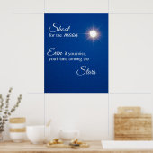 Schießen auf den Mond Poster (Küche)