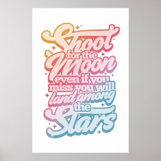 Schießen auf den Mond Poster (Vorne)