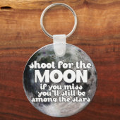 Schießen auf den Mond Schlüsselanhänger (Vorderseite)