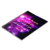 Schießen auf den Mond und Land unter den Sternen Notizblock (Linke Seite)