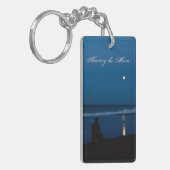 Schießen des Mond-Fotografen Keyfob Schlüsselanhänger (Vorderseite links)