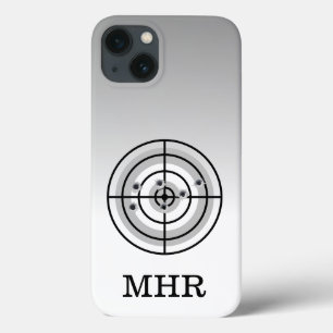 Schießen einer Zielwaffe-Lover-Monogramm Case-Mate iPhone Hülle
