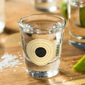 Schießen eines Personalisierten Schießglases auf Z Schnapsglas