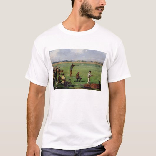 Schießen (Öl auf Papier) T-Shirt (Vorderseite)