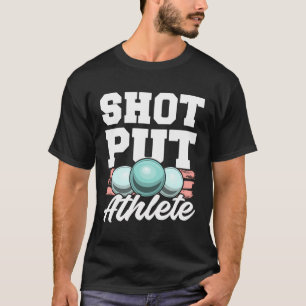 Schießen Sie Athlete Spur und Feldschuss drehen Si T-Shirt