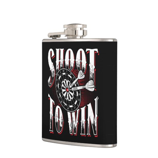 Schießen Sie Dart Flask 6 oz zu gewinnen. Flachmann (Links)