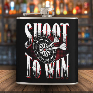 Schießen Sie Dart Flask 6 oz zu gewinnen. Flachmann