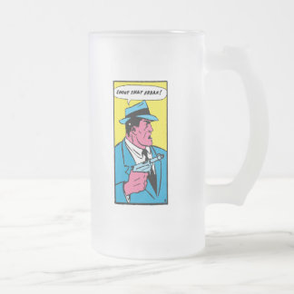 Schießen Sie diesen Freak! Mattglas Bierglas