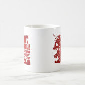 Schießen Sie einen Zombie im Kopf Kaffeetasse (Mittel)