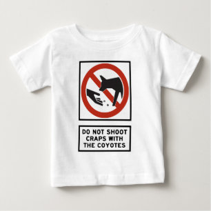 Schießen Sie nicht Misten mit dem Baby T-shirt