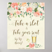 schießen Sie sich und nehmen Sie Ihr Hochzeitszeic Poster (Vorne)