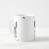 Schiessende Paare Kaffeetasse (Vorderseite Links)