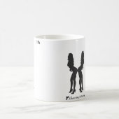 Schiessende Paare Kaffeetasse (Mittel)