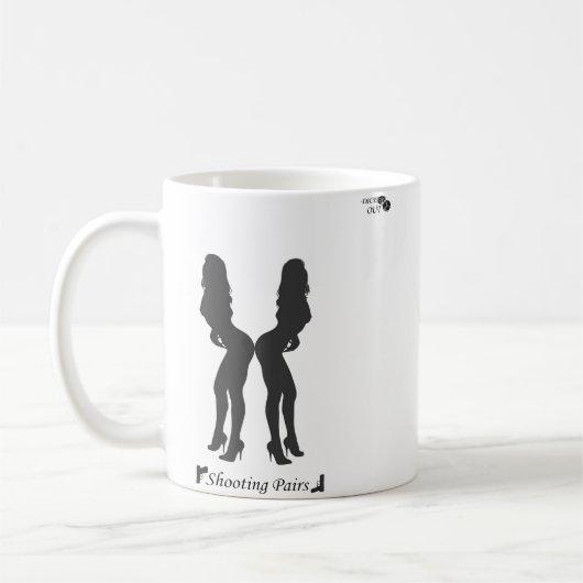 Schiessende Paare Kaffeetasse (Links)