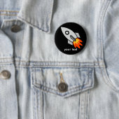 Schießenrakete Geschenke Button (Beispiel)