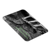 Schiessentumpel Wasserfall Luxemburg Monochrome Magnet (Rechte Seite)