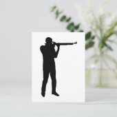 Schießgewehr Postkarte (Stehend Vorderseite)