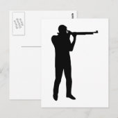 Schießgewehr Postkarte (Vorne/Hinten)