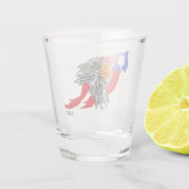 Schießglas : American Bald Eagle Schnapsglas (Rückseite)