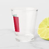 Schießglas der italienischen Flagge Schnapsglas (Rechts)